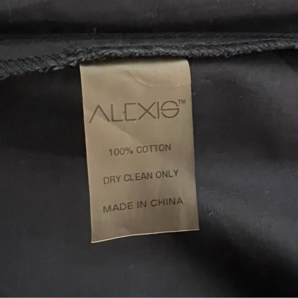 Alexis Rachel Off-the-Shoulder Ruffle Mini Dress Navy Blue NWT S - Picture 12 of 14